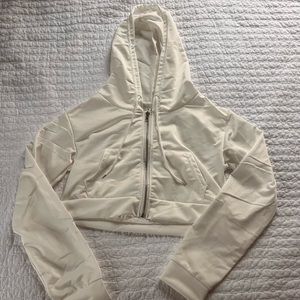 Amazon white zip up